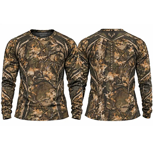 Fathom Threads Deer Antler Camo Hunting Long Sleeve Shirt
