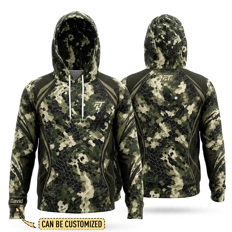 Custom Predator HexCamo Graphic Hoodie