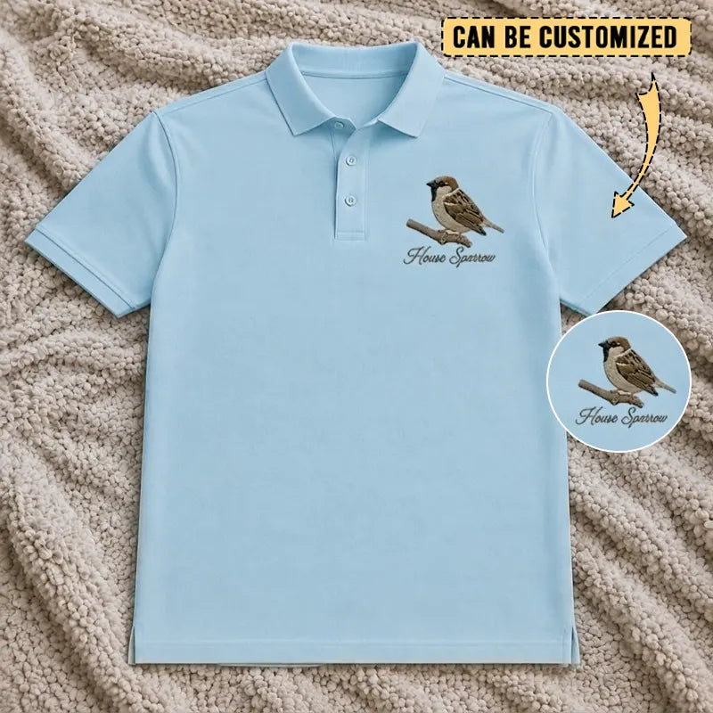 House Sparrow Embroidered Polo Shirt