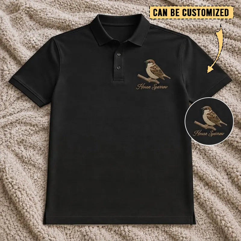 House Sparrow Embroidered Polo Shirt