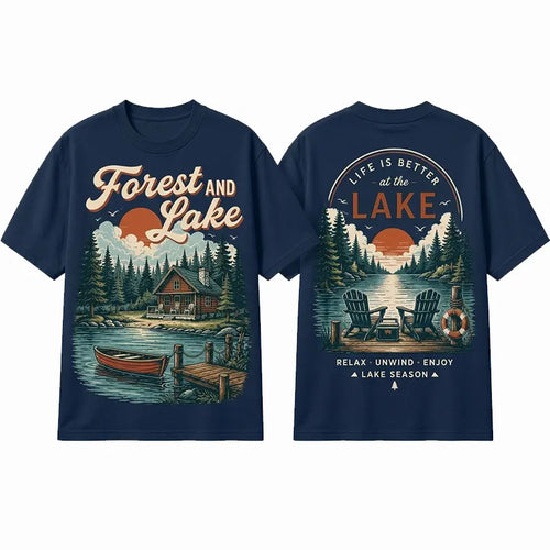 Forest And Lake Life Is Better At The Lake T-Shirt