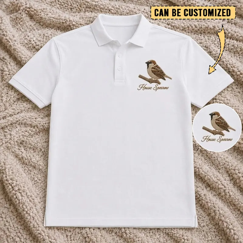 House Sparrow Embroidered Polo Shirt
