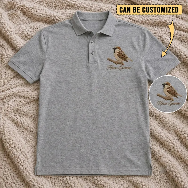 House Sparrow Embroidered Polo Shirt