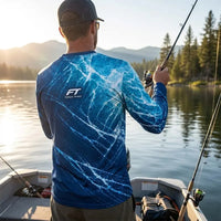 Personalized Fathom Thread Ocean Fish Long Sleeve Shirt