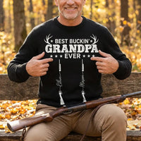 Personalized Best Buckin' Grandpa Ever Hunting Sweater
