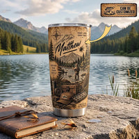 Personalized 20oz Fishing Lure Selection Guide Tumbler
