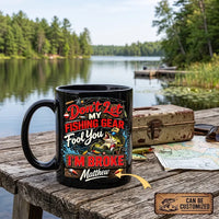 Don't Let My Fishing Gear Fool You I'm Broke Fishing Ceramic Mug