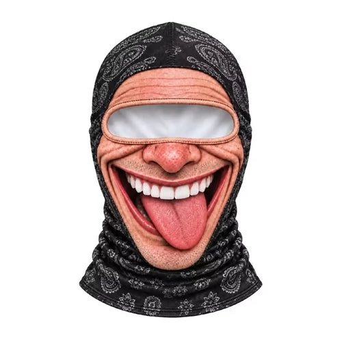 Funny 3D Realistic Face Balaclava Ski Mask