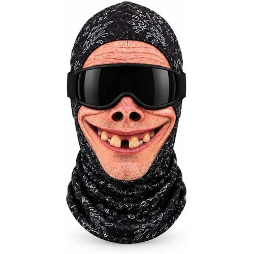 Funny 3D Realistic Face Balaclava Ski Mask