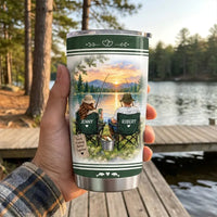 Better Together Fishing Couple 20oz Tumbler