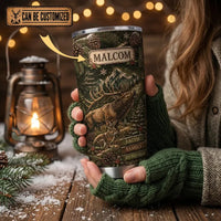 Personalized Hunting Christmas 20oz Tumbler