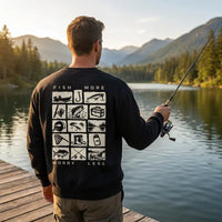 Personalized Fish More Worry Less Fishing Sweater