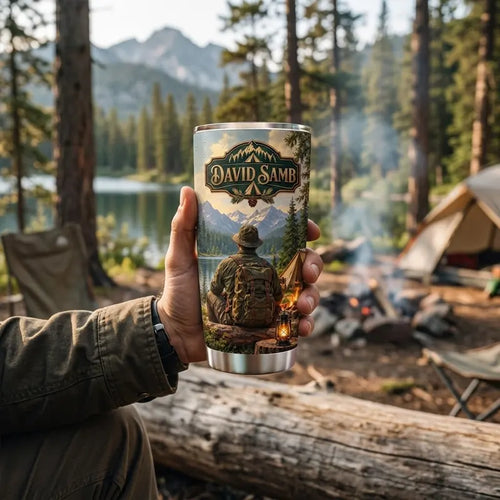 That's What I Do I Camp And I Know Things Camping 20oz Tumbler