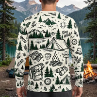 Personalized Camp More Worry Less Adventure Long Sleeve Shirt