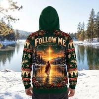 Personalized Fishers of Men Christmas Christian Fishing Hoodie