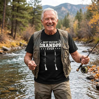 Personalized Best Buckin' Grandpa Ever Hunting T-Shirt