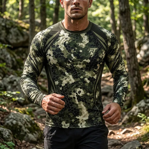 Custom Predator HexCamo Compression Long Sleeve Shirt