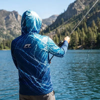 Personalized Fathom Thread Ocean Fish Hooded Long Sleeve Shirt