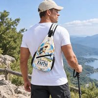 Personalized Swing By Faith Golf Christian Sling Bag