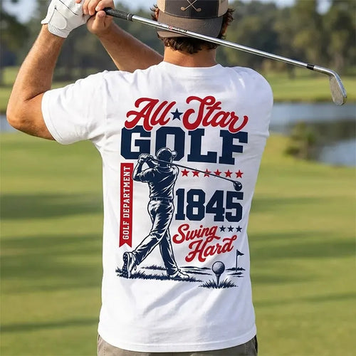 Personalized All-Star Golf Vintage T-Shirt