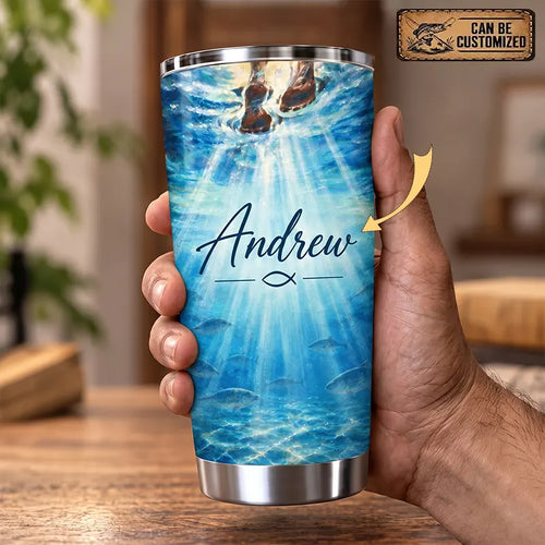 Personalized Fishers of Men Christian Fishing 20oz Tumbler