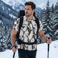 Personalized Fathom Thread Hunt the Cold Snow Camo T-Shirt
