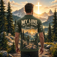 Christian Faith Mountain Landscape Polo Shirt