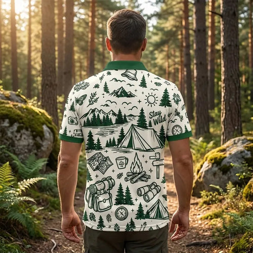 Personalized Camp More Worry Less Adventure Polo Shirt