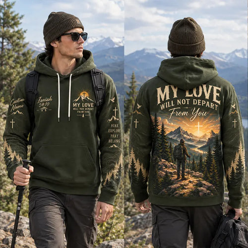 Christian Faith Mountain Landscape Hoodie