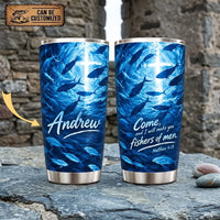 Personalized Fishers of Men Christian Fishing 20oz Tumbler