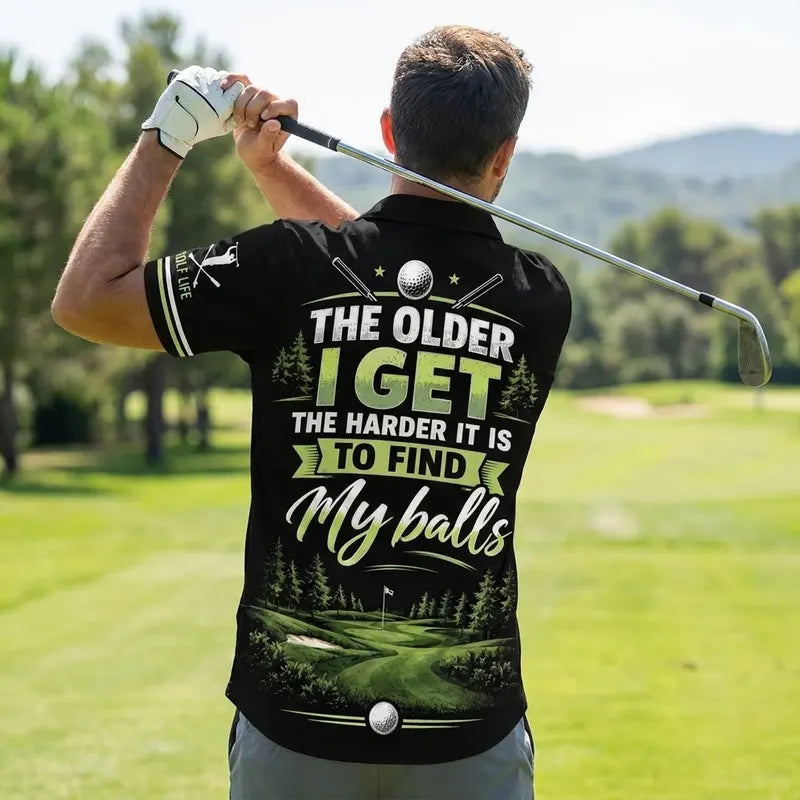 Golfing Good Golf Better Days Personalized Golf Hawaiian Shirt