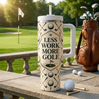 One More Round Won't Hurt Personalized 40oz Golf Tumbler