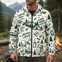 Personalized Camp More Worry Less Adventure Windbreaker Jacket