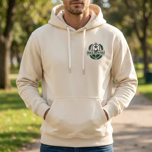 Grace Faith Golf Christian Embroidered Hoodie
