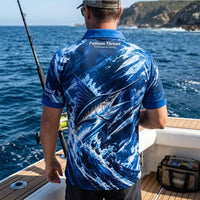 Fathom Thread Performance Fishing Marlin Polo Shirt