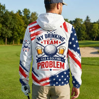 My Drinking Team Has A Golfing Problem Windbreaker Jacket