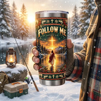 Fishers of Men Matthew 4:19 Christian Fishing Christmas 20oz Tumbler