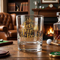 Let’s Par-Tee Golf Whiskey Glass