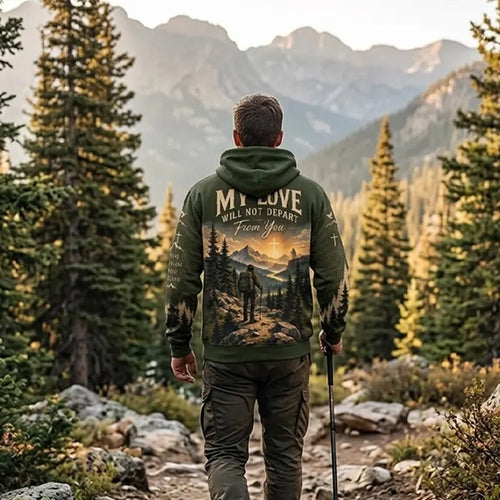 Christian Faith Mountain Landscape Hoodie