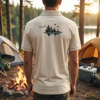 Personalized Livin' The Reel Life Fishing Polo Shirt