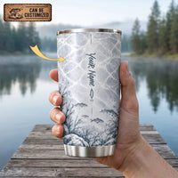 Personalized Find Your Quiet Waters Fishing 20oz Tumbler