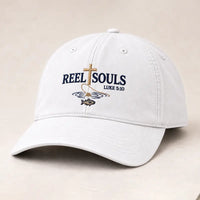 Reel Souls Christian Fishing Embroidered Cap