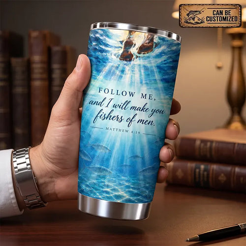 Personalized Fishers of Men Christian Fishing 20oz Tumbler