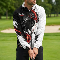 Jesus Play Golf And Pray Christian Windbreaker Jacket