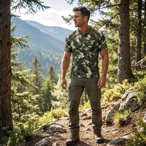 Custom Predator HexCamo Graphic Polo Shirt