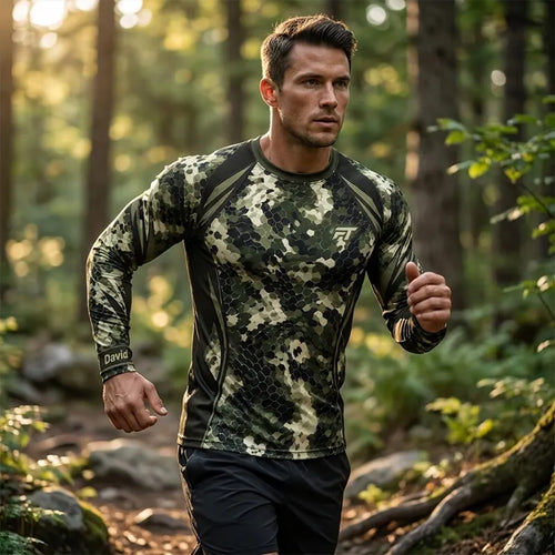 Custom Predator HexCamo Compression Long Sleeve Shirt