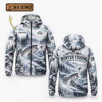 Fathom Thread Winter Fishing Personalized Windbreaker Jacket