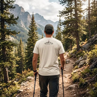 Following God's Trail Christian Mountain T-Shirt