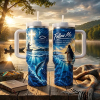 Personalized Fishers of Men Catholic Fishing 40oz Tumbler