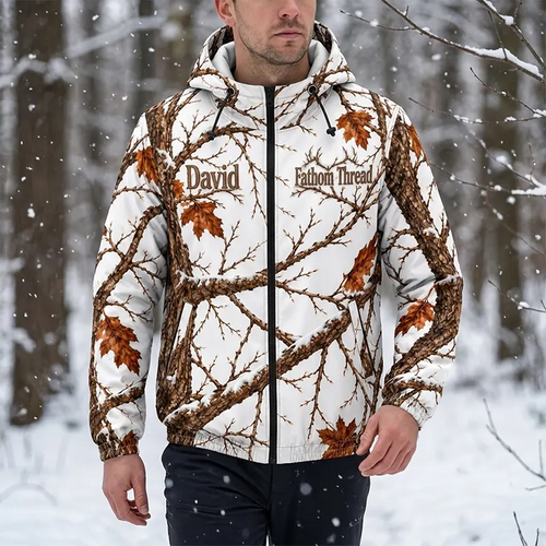 Fathom Thread Built for the Wild Personalized Windbreaker Jacket
